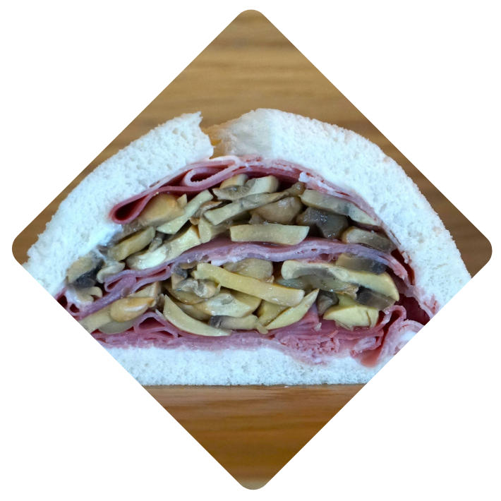 Prosciutto e funghi